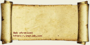 Jagoda Ćokić vizit kartica